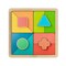 Flash Furniture Bright Beginnings Commercial Birch Plywood STEM Geometric Shape Building Puzzle Board, Natural/Multi MK-MK00606-GG - alternate 4